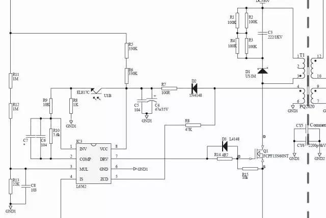 單級功率因數矯正（PFC）直流電源的調試
