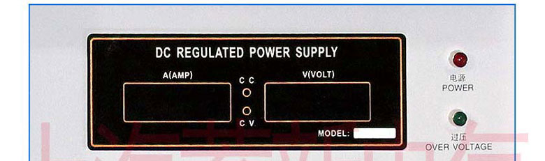 大功率直流電源面板示意圖 大功率直流電源面板示意圖