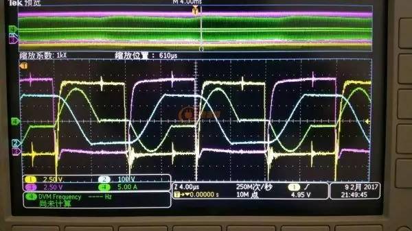 充電機(jī)中載波形圖