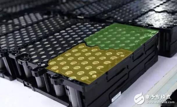 電動汽車鋰電池分布串聯圖