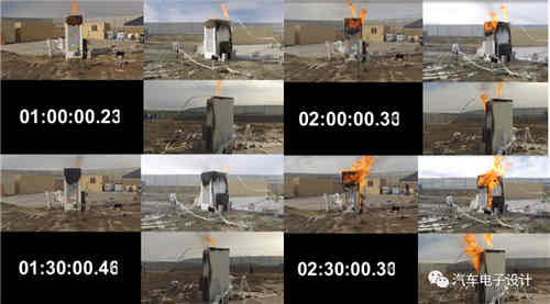 特斯拉充電機充電蓄電池起火的泄壓和排氣 特斯拉充電機充電蓄電池起火的泄壓和排氣